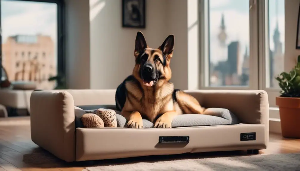 living with a german shepherd