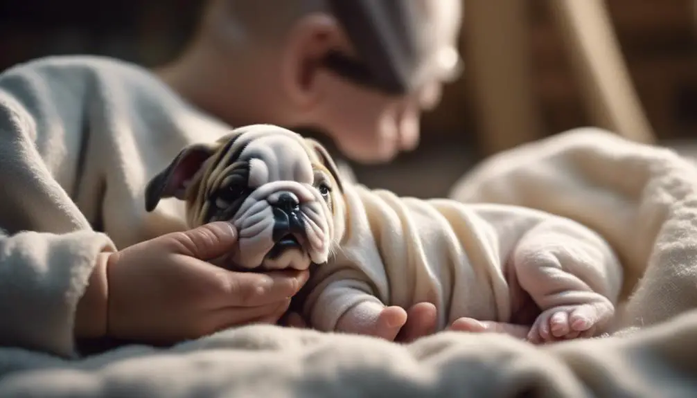 neonatal care for bulldogs