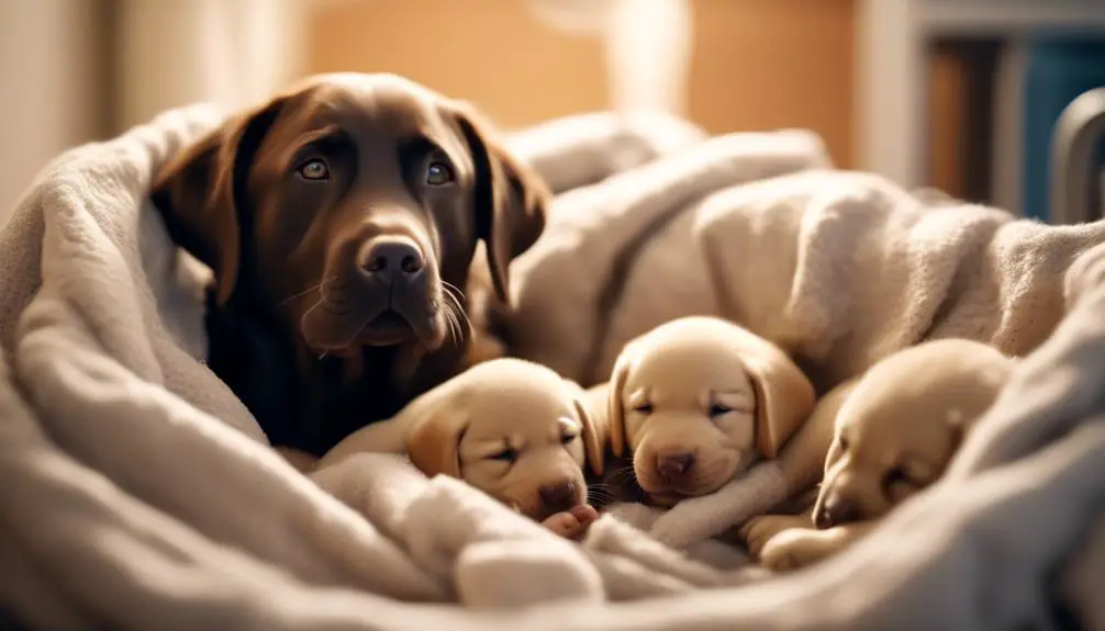 neonatal care for labrador puppies