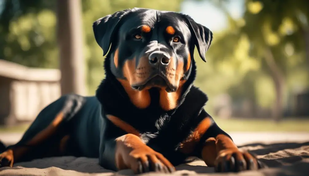 optimal temperature for rottweilers