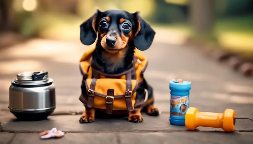 packing essentials for dachshund