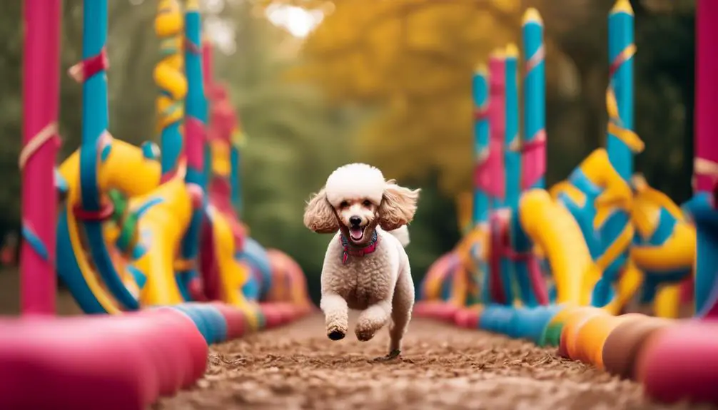 poodle activities for mental and physical stimulation