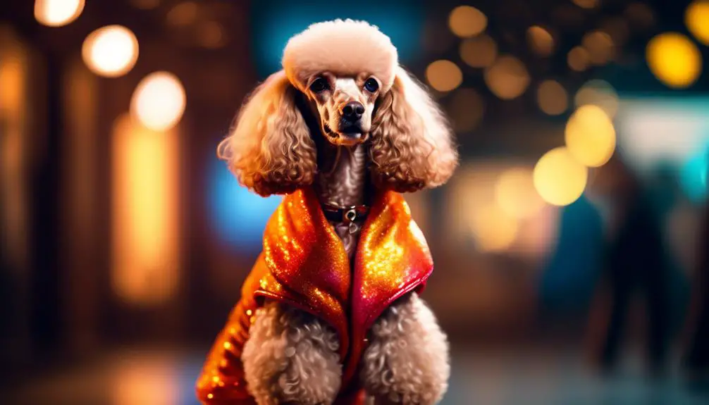 poodle coat and diet