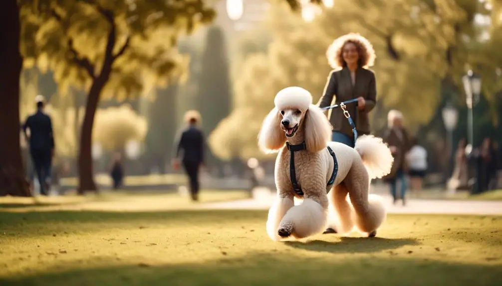 poodle leash training tips