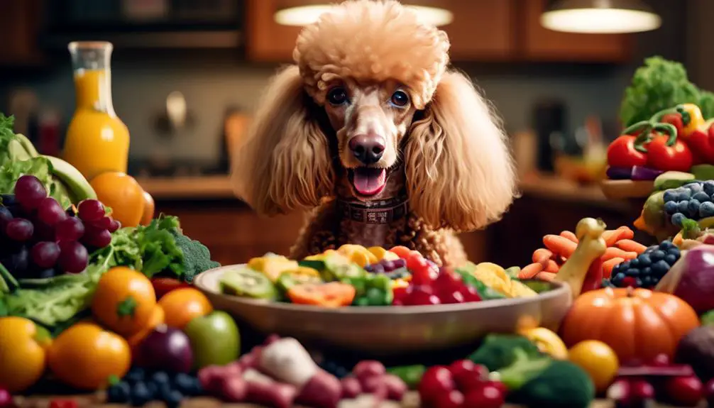 poodle nutrition and diet