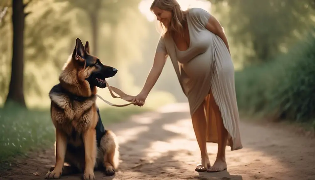 pregnant german shepherd care