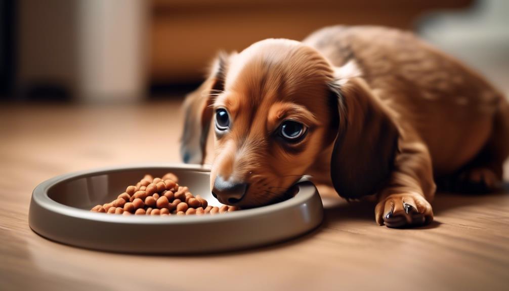 proper nutrition for dachshund