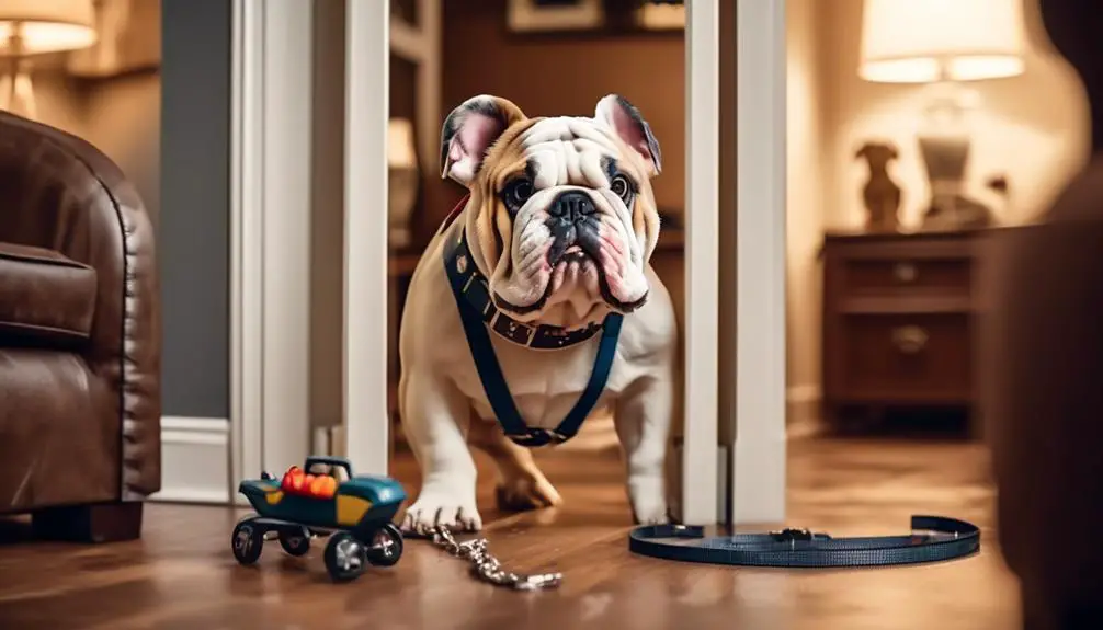 protecting your home from a curious bulldog