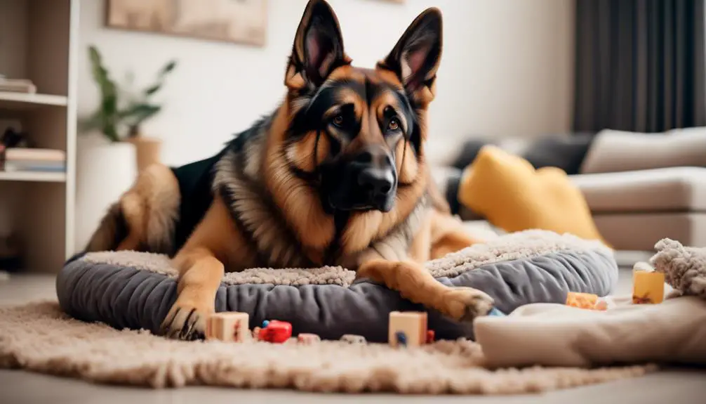 raising german shepherd in apartment