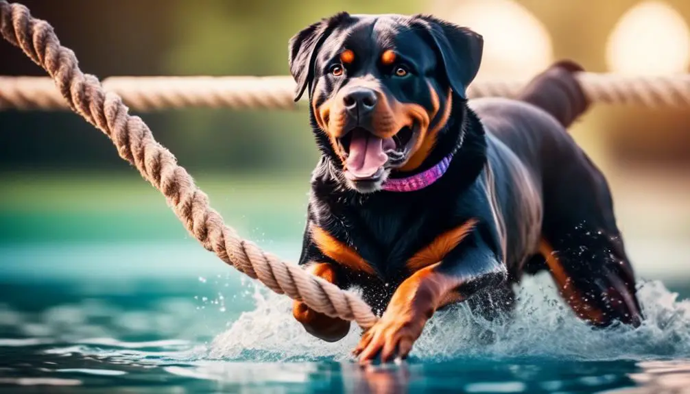 rottweiler fitness through fun