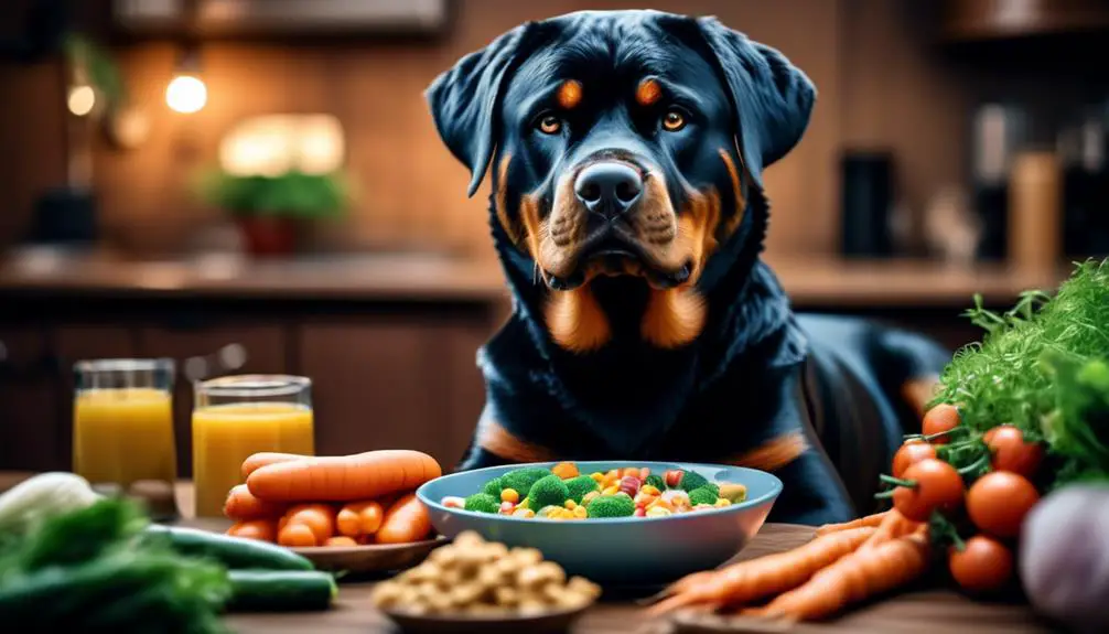 rottweiler health through nutrition