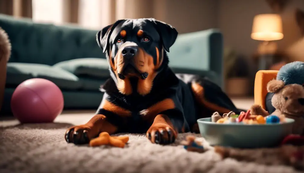 rottweiler home alone training