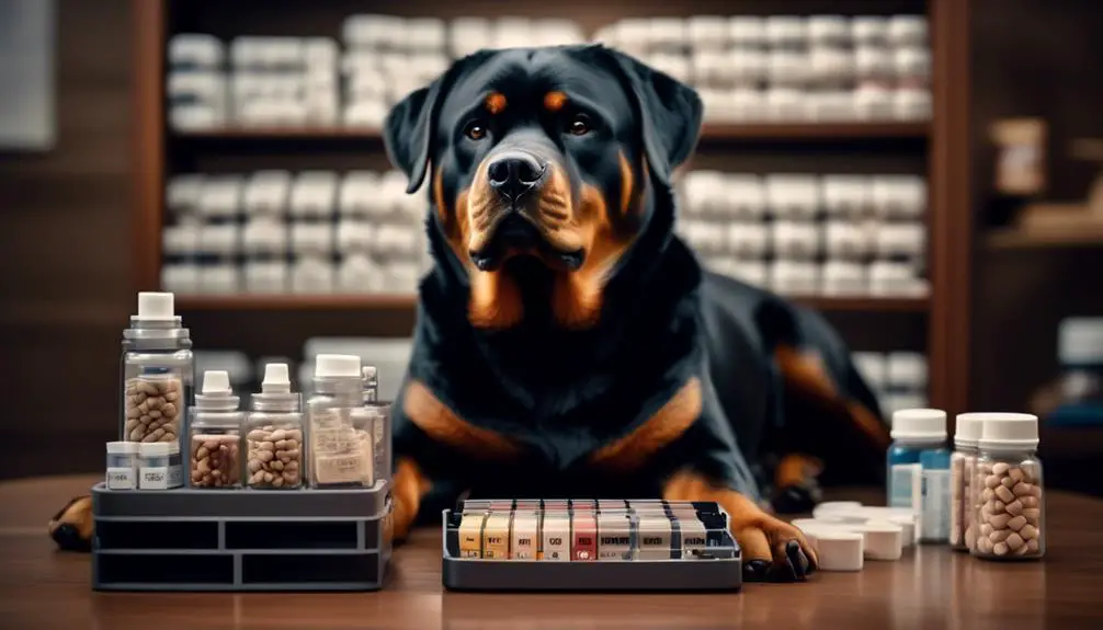 rottweiler medication management guide