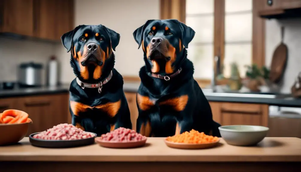 rottweiler nutrition and feeding