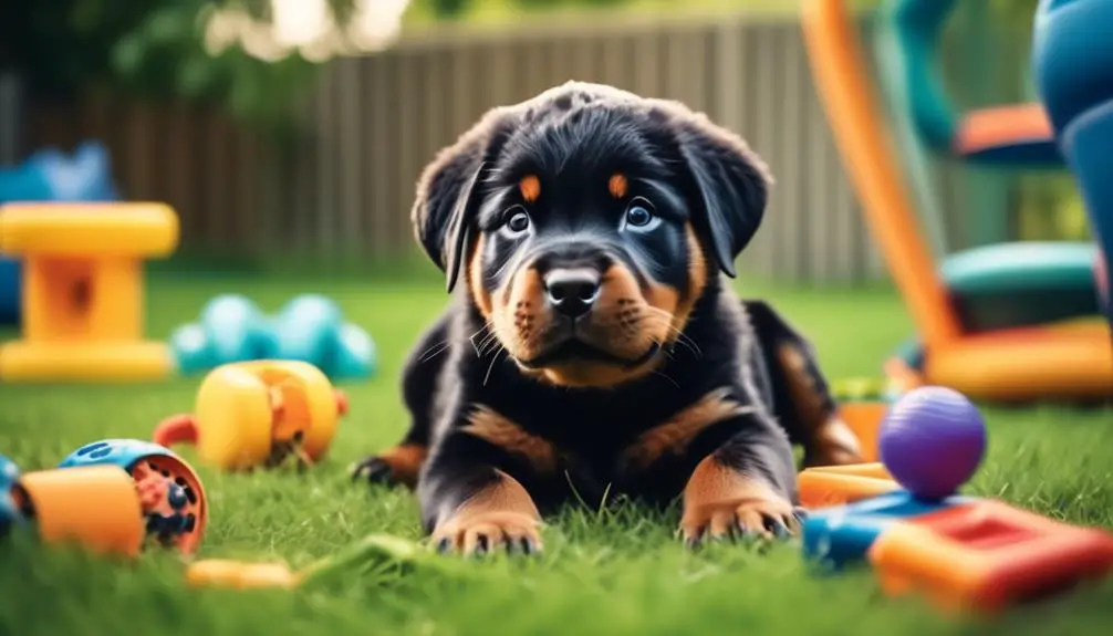 rottweiler puppy exercise care