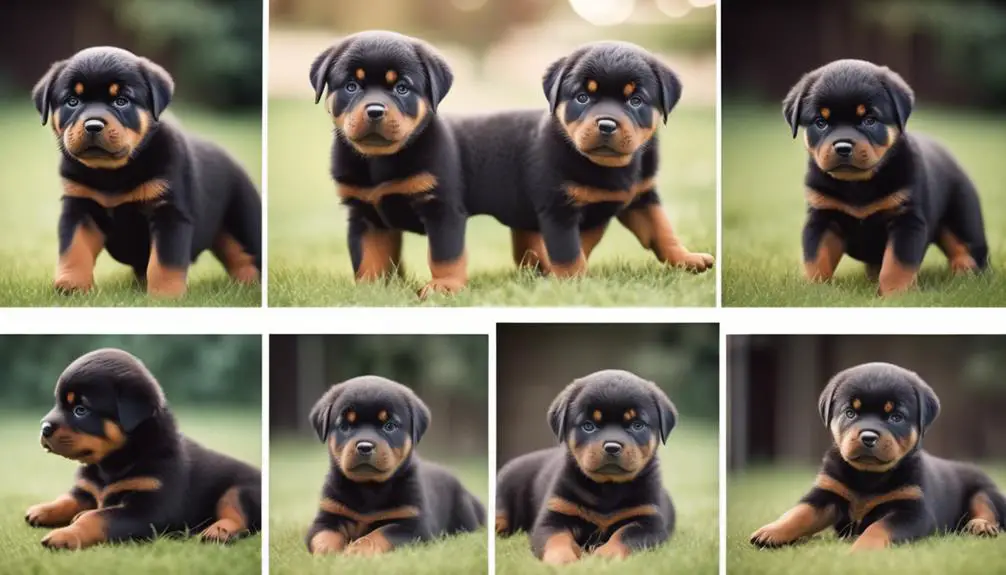 rottweiler puppy growth stages