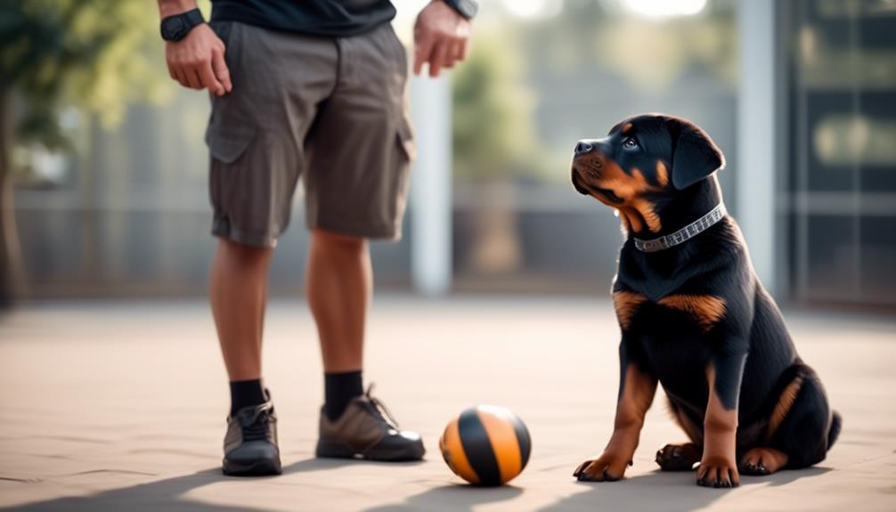 rottweiler puppy training guide