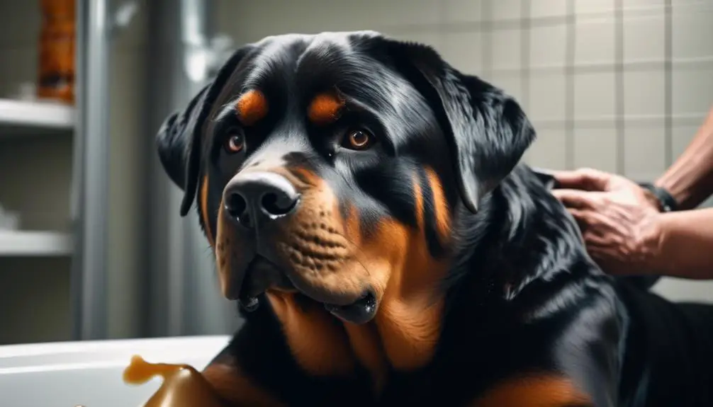 rottweiler skin condition management