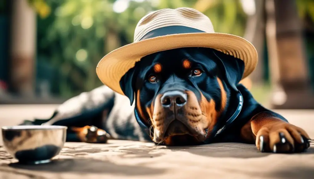 rottweiler summer safety tips