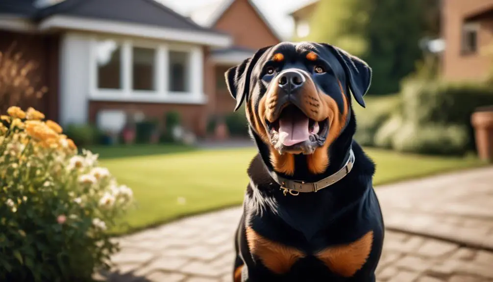 rottweilers as loyal protectors