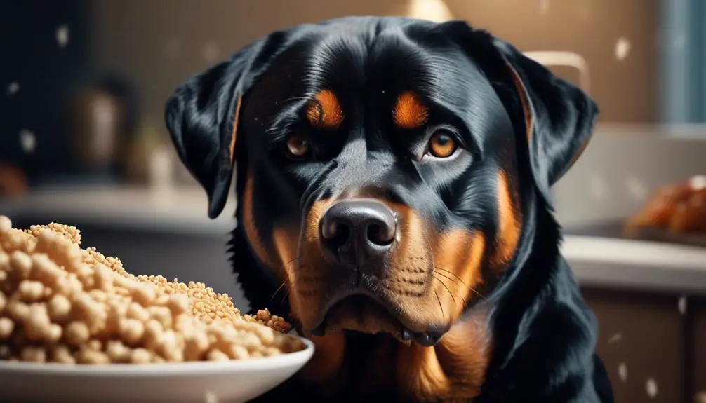 rottweilers food allergy management