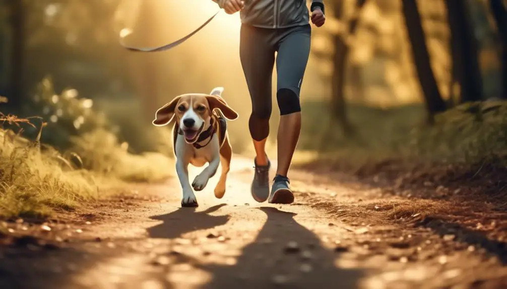 running with your beagle