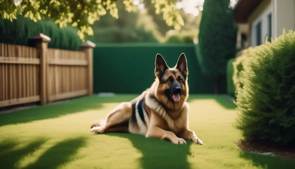 securing the outdoors for german shepherds