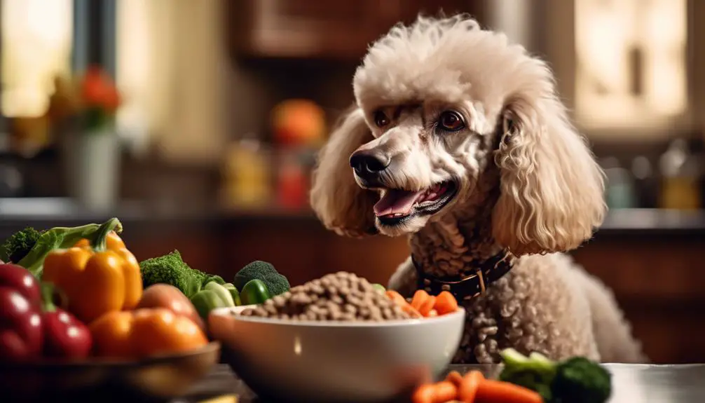 senior poodle dietary recommendations