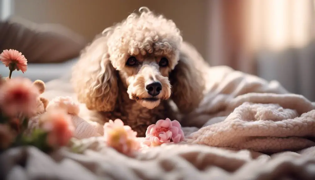 supporting pregnant poodle mothers