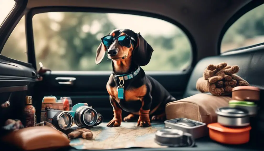 traveling with a dachshund