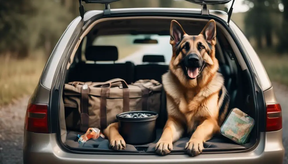 traveling with german shepherds