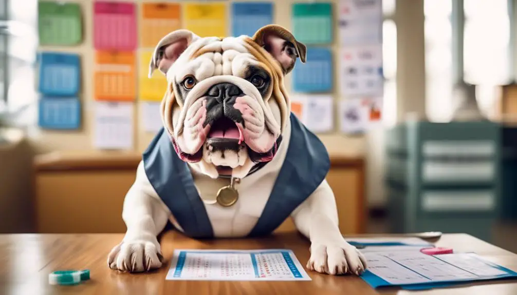 vaccination schedule for bulldogs