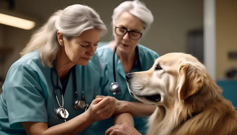 veterinary care for aging retrievers