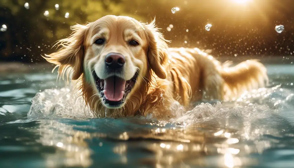 water exercise for golden retrievers